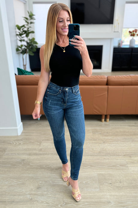 Cora High Rise Control Top Skinny Jeans - Liarian Unlimited Boutique