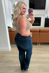 Arlo High Rise Button-Fly Straight Jeans - Liarian Unlimited Boutique