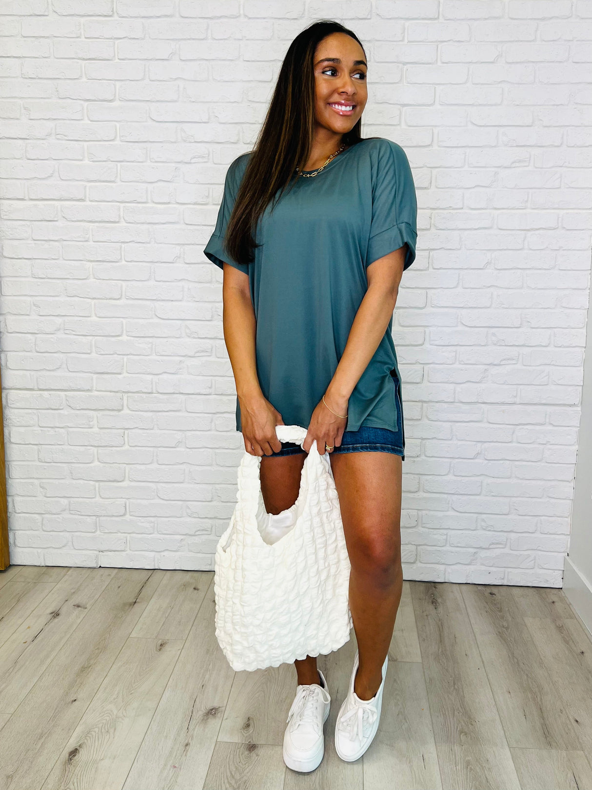 Bolso tote Day Out Cloud en color crema