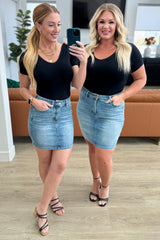 Falda de control de tiro alto Haley