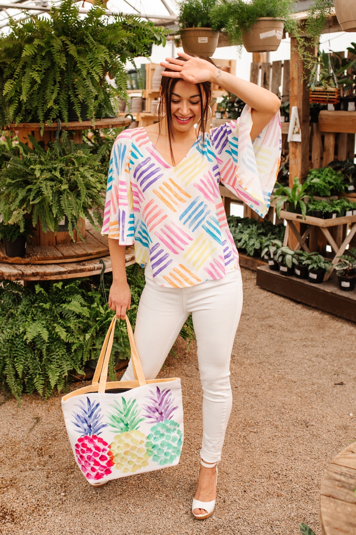 Top estampado con amor