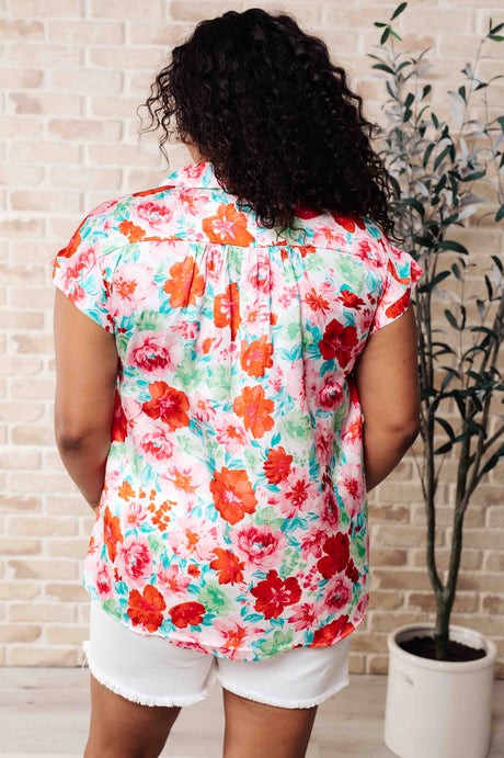 I Melt With You Collared Blouse - Liarian Unlimited Boutique