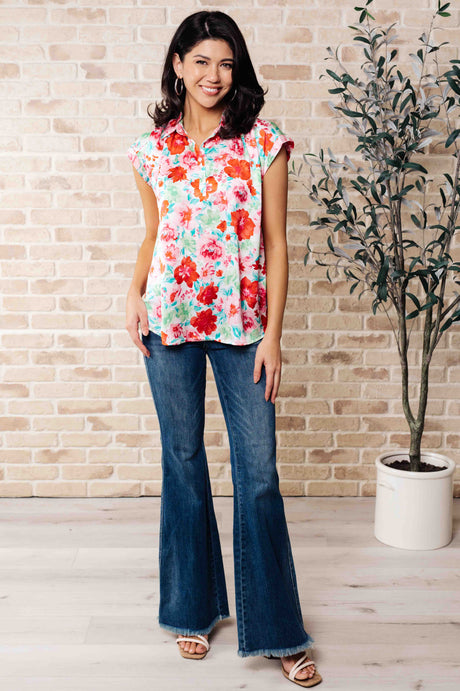 I Melt With You Collared Blouse - Liarian Unlimited Boutique