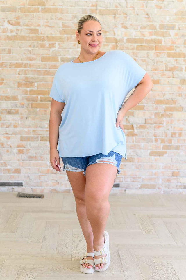 I'll Fly Away Round Neck Relaxed Top - Liarian Unlimited Boutique