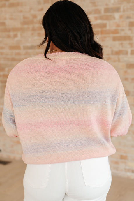 I'll Never Stop Striped Sweater - Liarian Unlimited Boutique