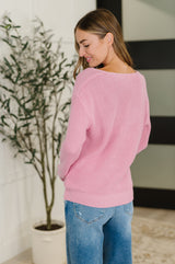 Suéter de cuello en V "Soy todo tuyo"