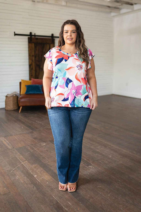 Impossible to Ignore Floral Blouse - Liarian Unlimited Boutique