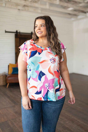 Impossible to Ignore Floral Blouse - Liarian Unlimited Boutique
