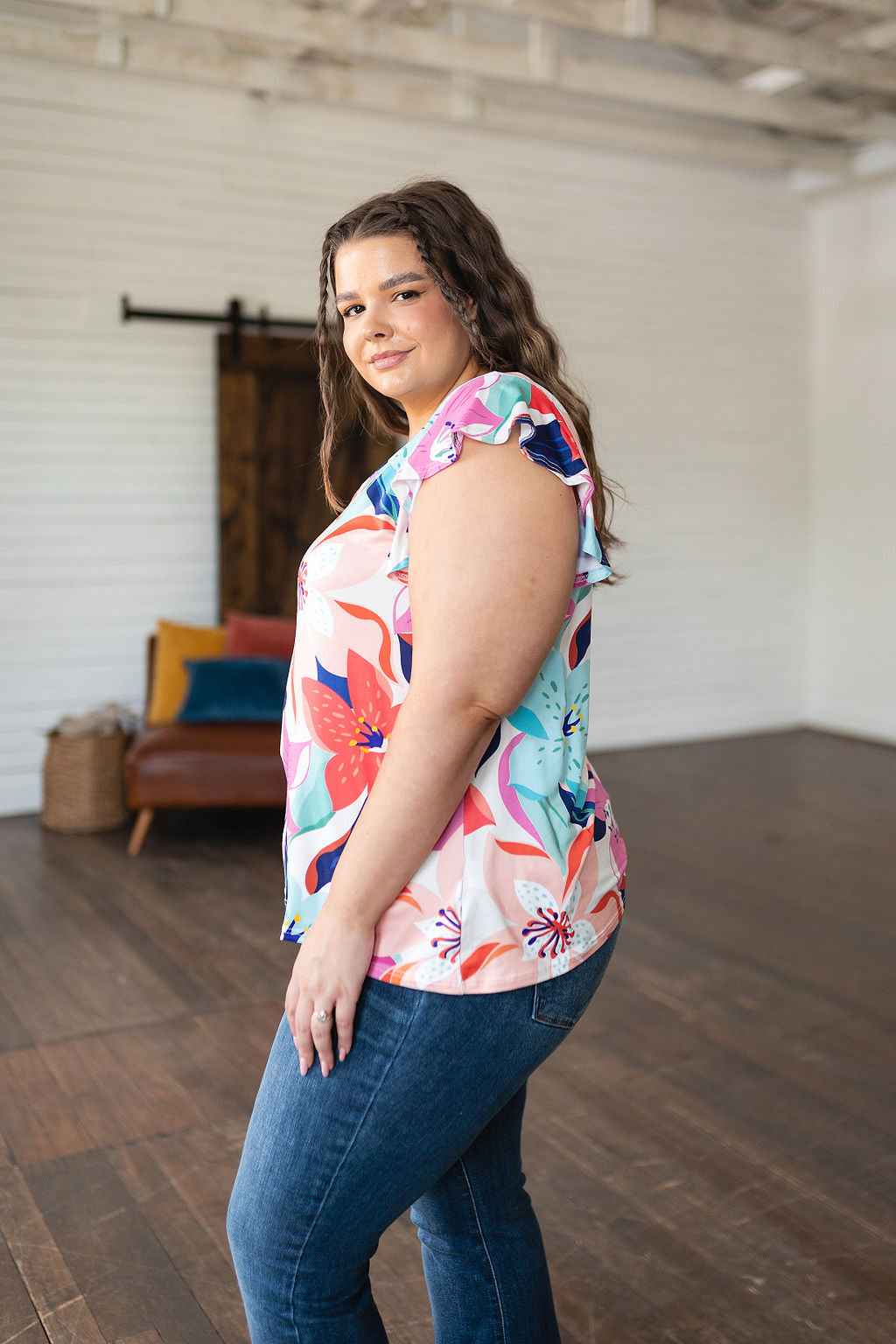 Impossible to Ignore Floral Blouse - Liarian Unlimited Boutique
