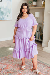 In My Carefree Era Tiered Ruffled Dress - Liarian Unlimited Boutique