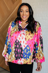 Blusa con estampado animal salvaje