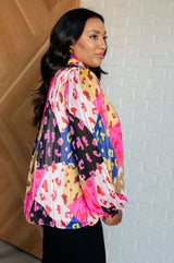 Blusa con estampado animal salvaje