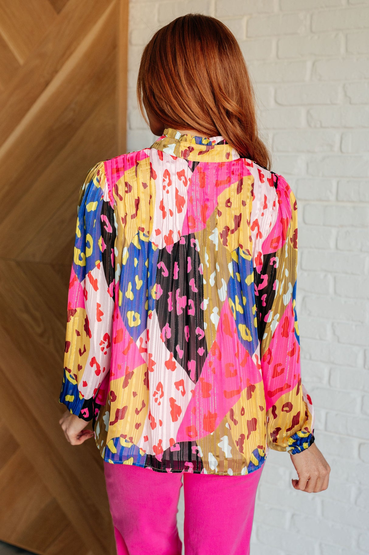 Blusa con estampado animal salvaje