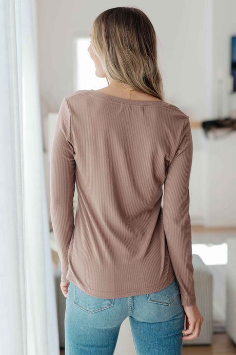 Indeed You Do Long Sleeve V-Neck Top