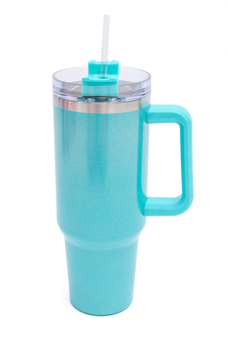 Vaso térmico brillante en cinco colores 