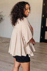 Isabel Embroidered Tunic in Mocha - Liarian Unlimited Boutique