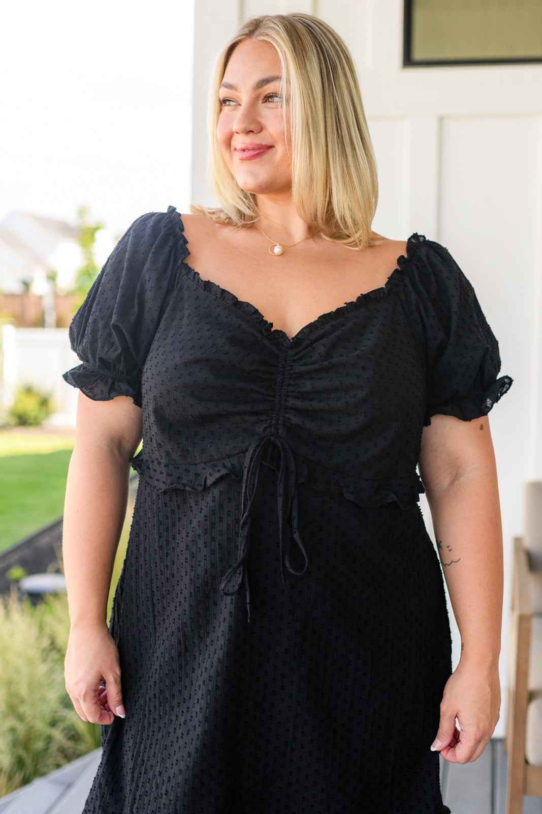 It's Cocktail Hour Ruffle Detail Dress - Liarian Unlimited Boutique