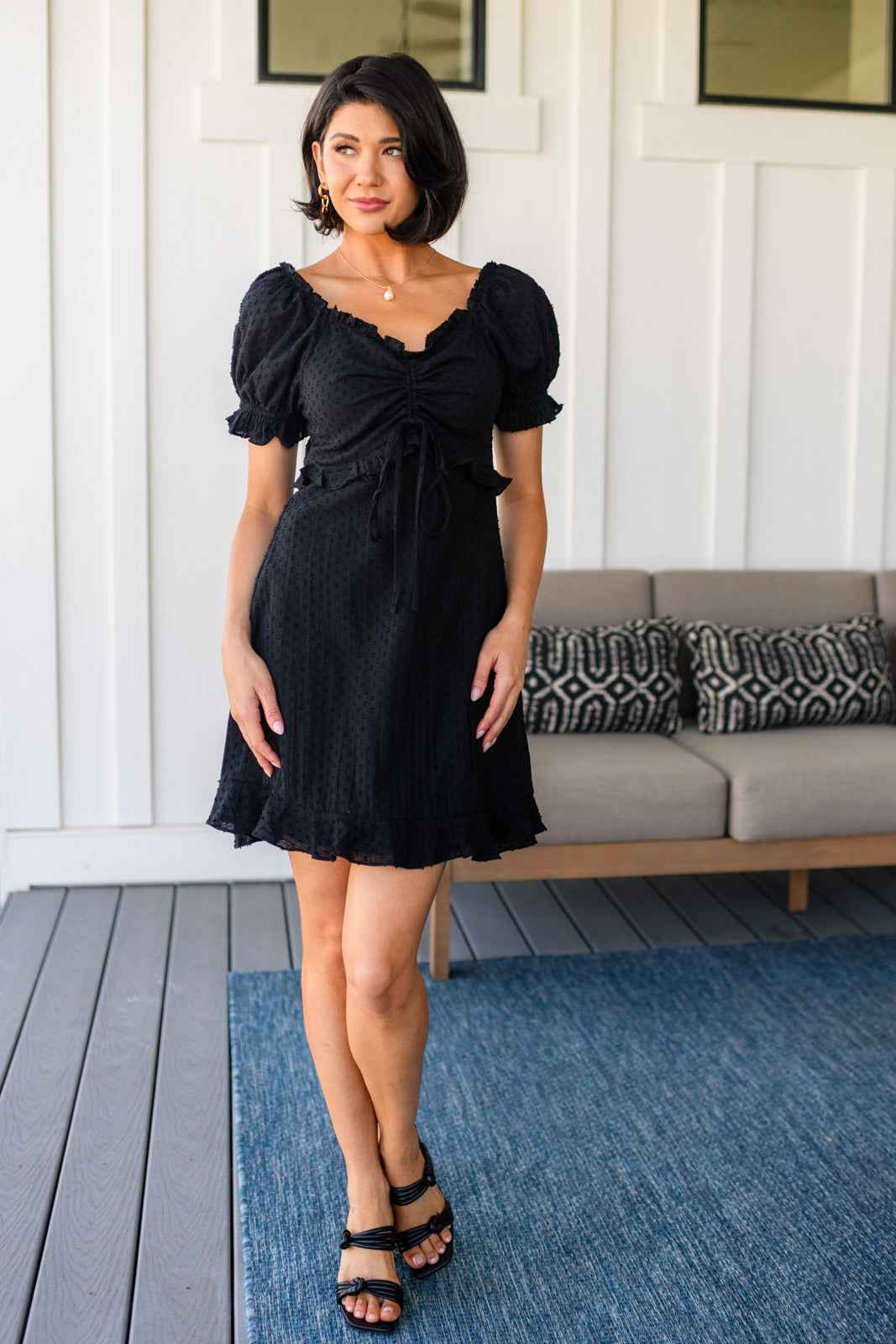 It's Cocktail Hour Ruffle Detail Dress - Liarian Unlimited Boutique