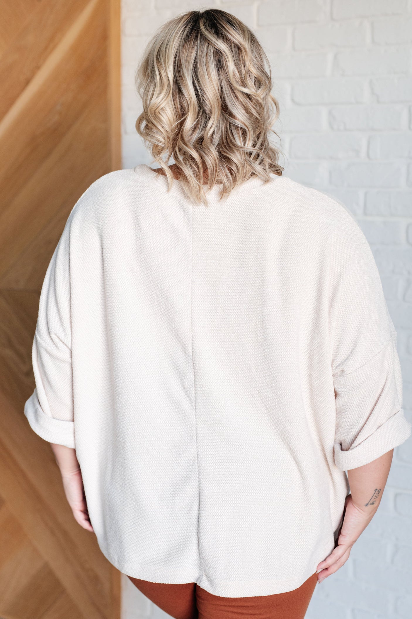 Blusa de chenilla Ivory Thoughts