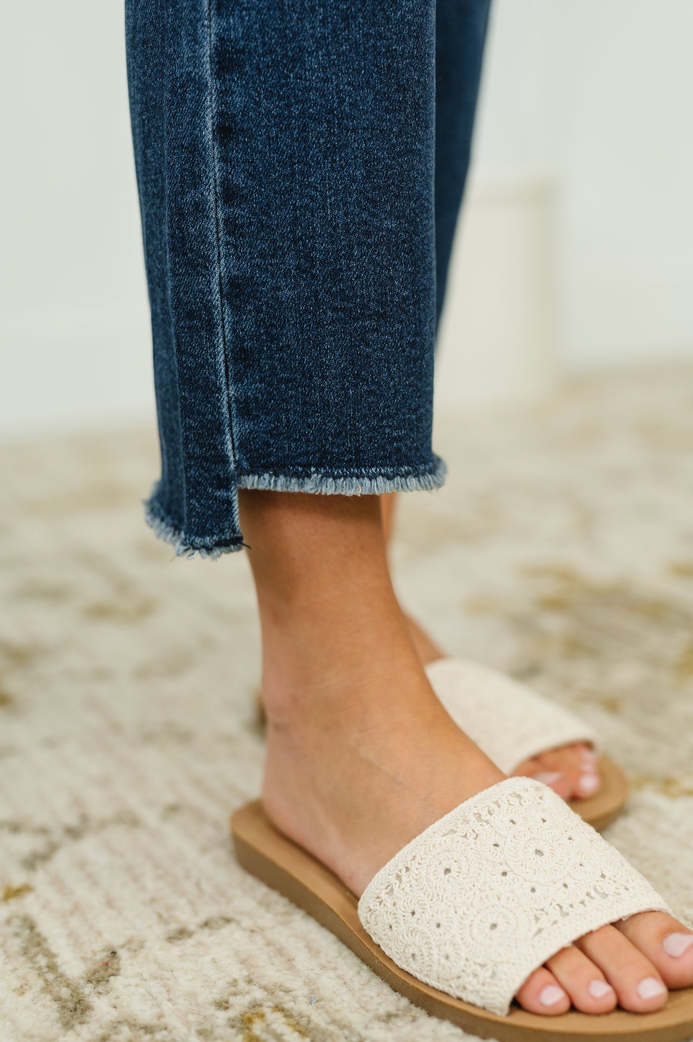 Pantalones acampanados de cintura alta Nova con lavado oscuro