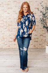 Just Coasting Floral Blouse - Liarian Unlimited Boutique