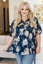 Just Coasting Floral Blouse - Liarian Unlimited Boutique