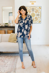Blusa floral Just Coasting