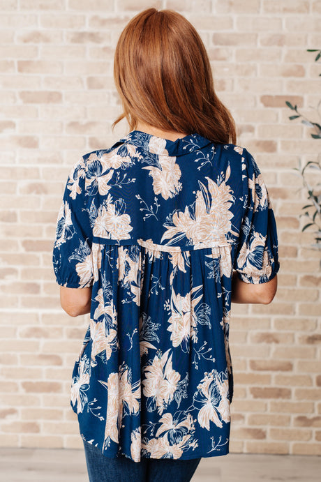 Just Coasting Floral Blouse - Liarian Unlimited Boutique