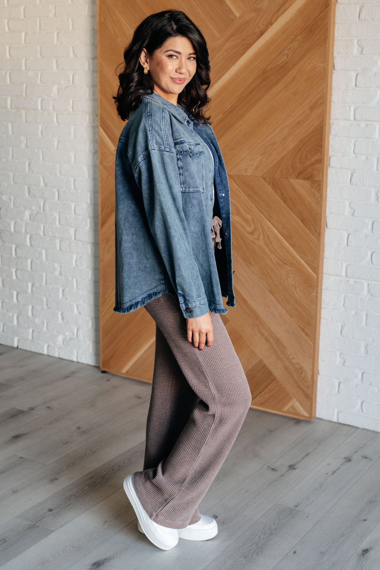 Chaqueta con lavado mineral Just In Case