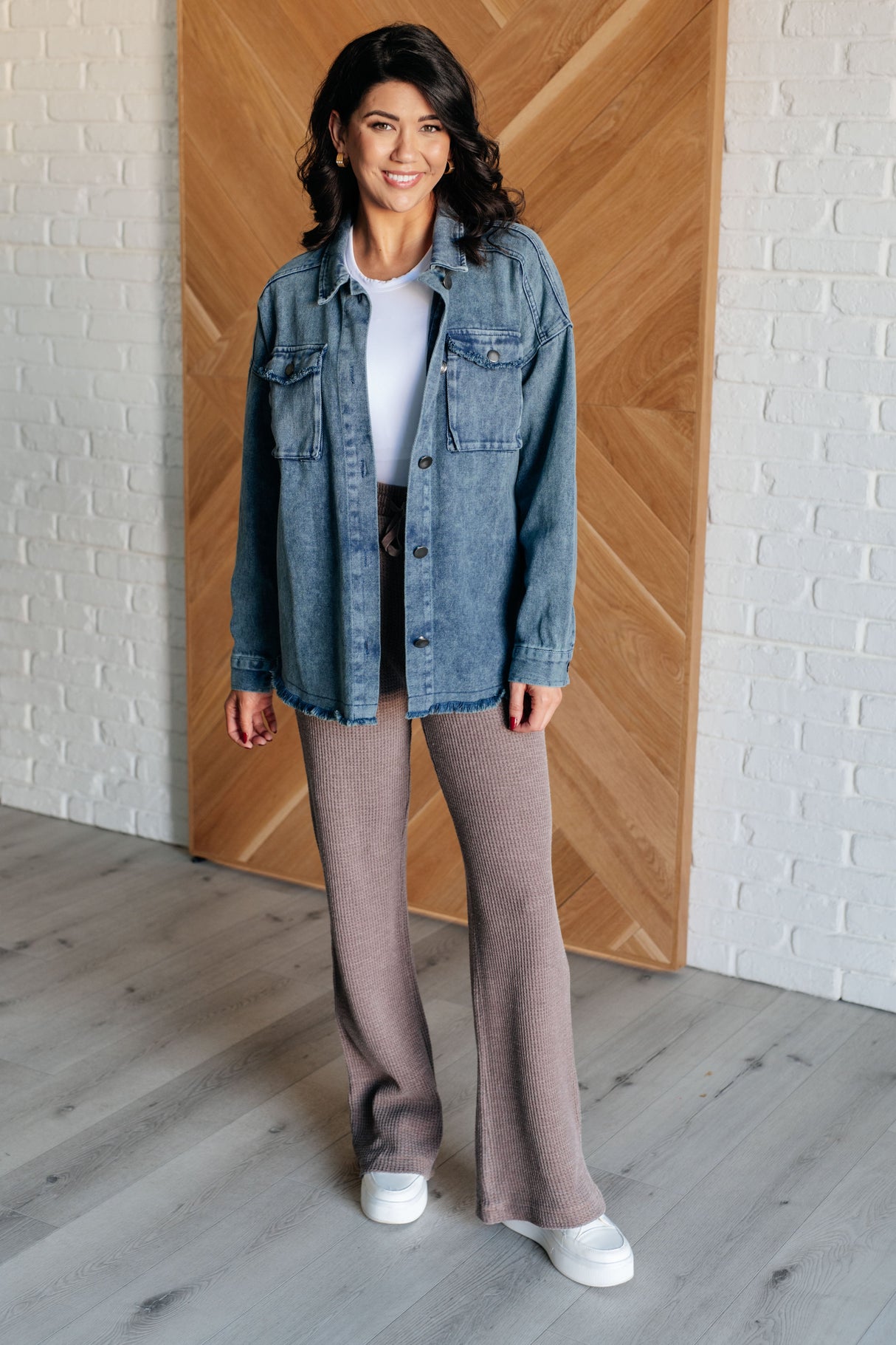 Chaqueta con lavado mineral Just In Case