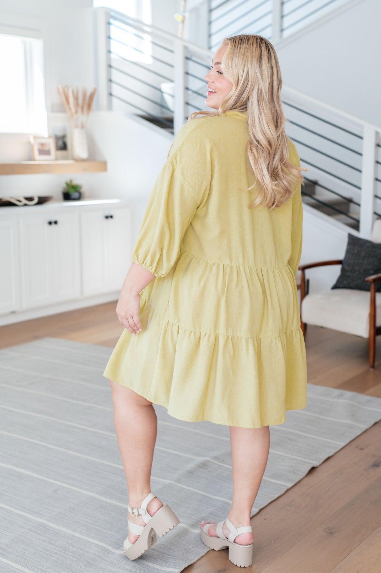Vestido escalonado Just Like Honey