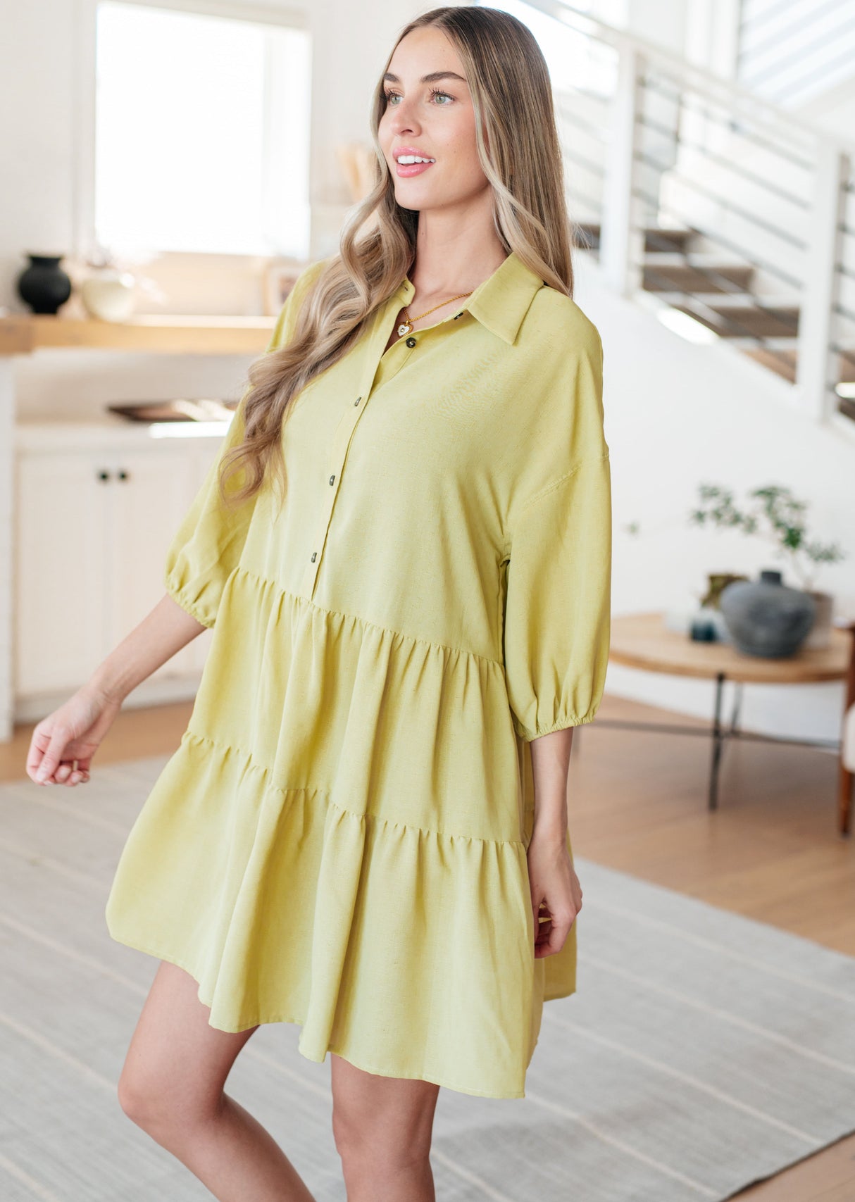 Vestido escalonado Just Like Honey