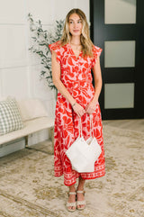 Just Yesterday Front Button Down Dress