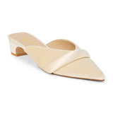 Kellan Heeled Mule in Ivory