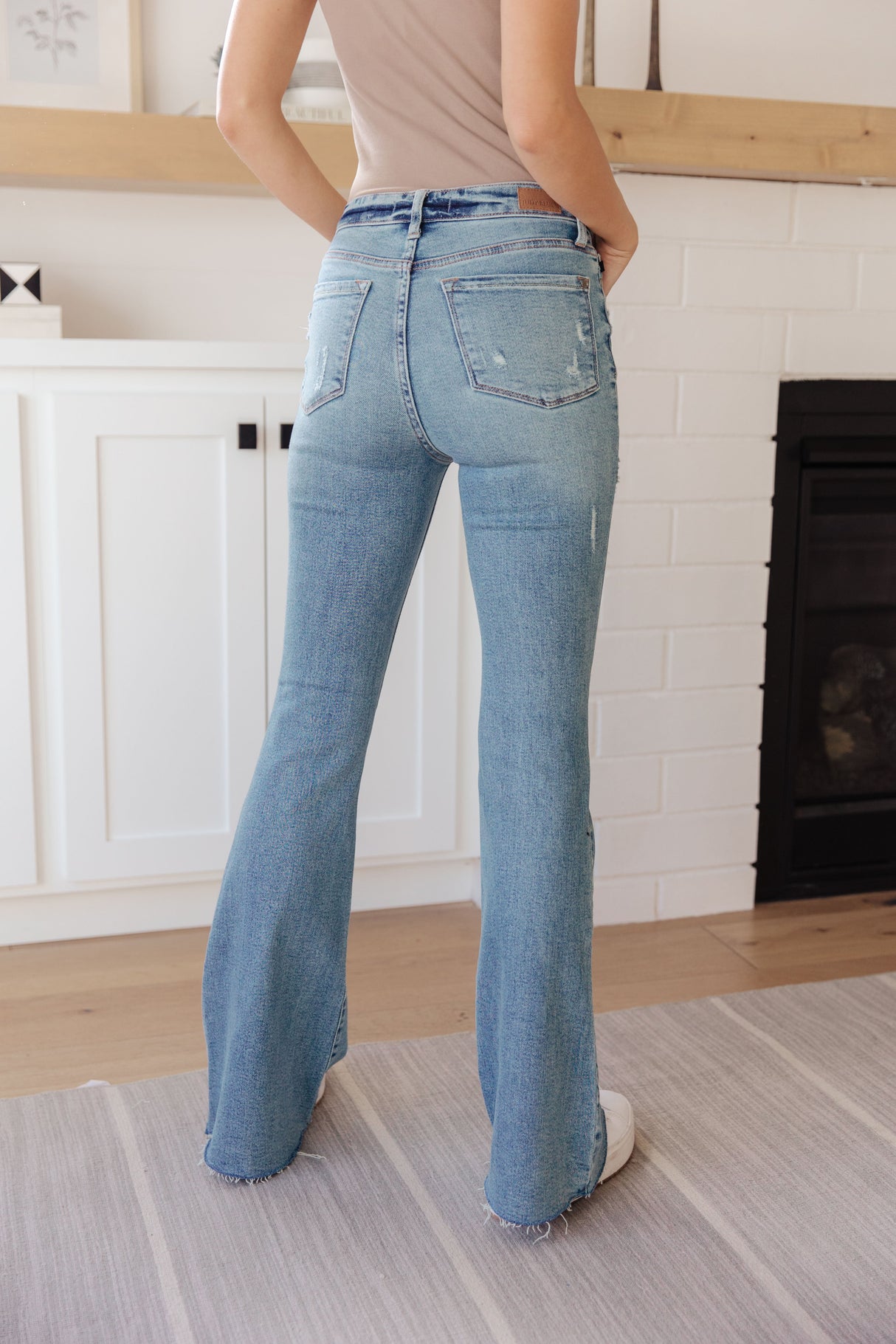 Kiana High Rise Heavy Destroy Flare - Liarian Unlimited Boutique