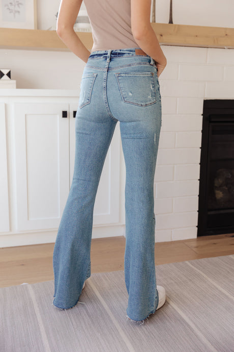 Kiana High Rise Heavy Destroy Flare - Liarian Unlimited Boutique