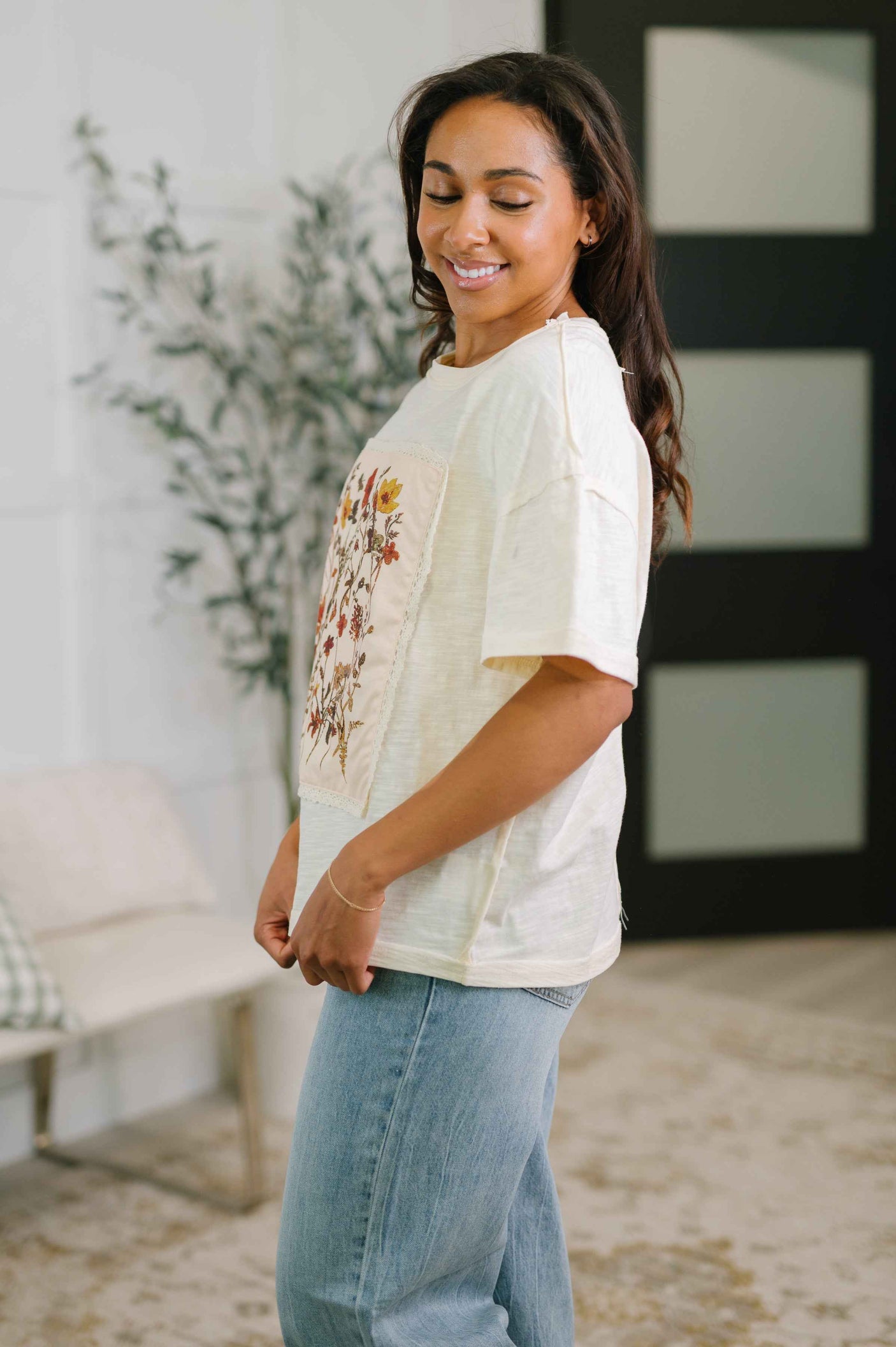 Knee Deep in Flowers We Applique Top