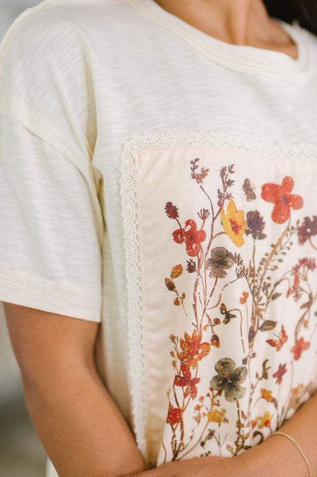 Knee Deep in Flowers We Applique Top