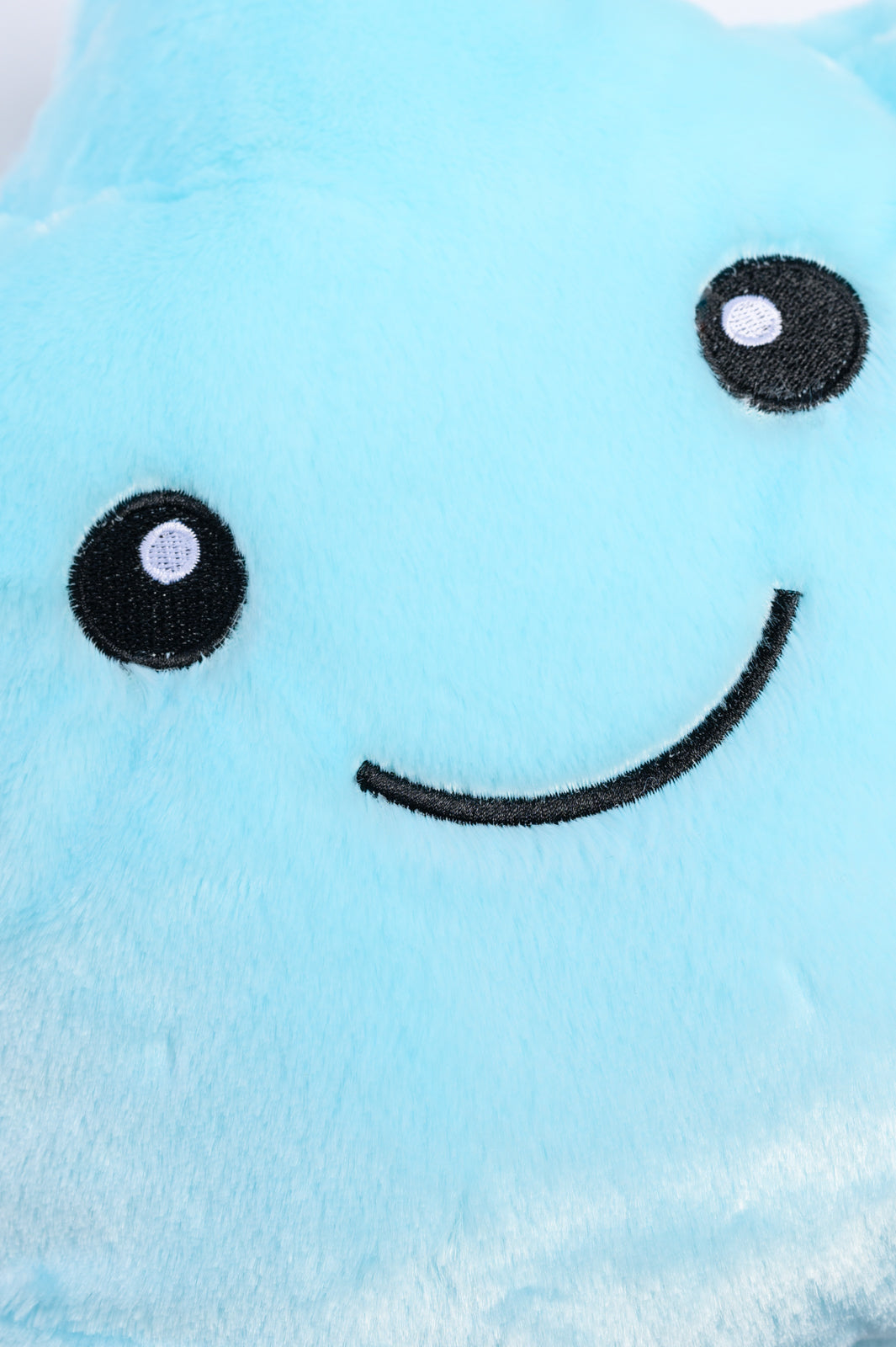 Estrella LED brillante en azul