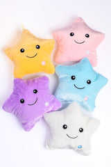 Estrella LED brillante en azul