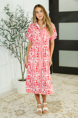 Vestido con cuello y botones La Femme Hour