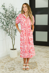 Vestido con cuello y botones La Femme Hour