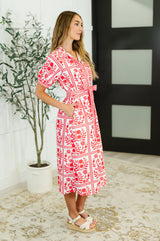 Vestido con cuello y botones La Femme Hour