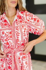 Vestido con cuello y botones La Femme Hour