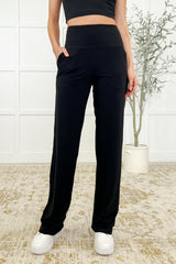 Pantalones de pierna recta Leg Day Legends en negro