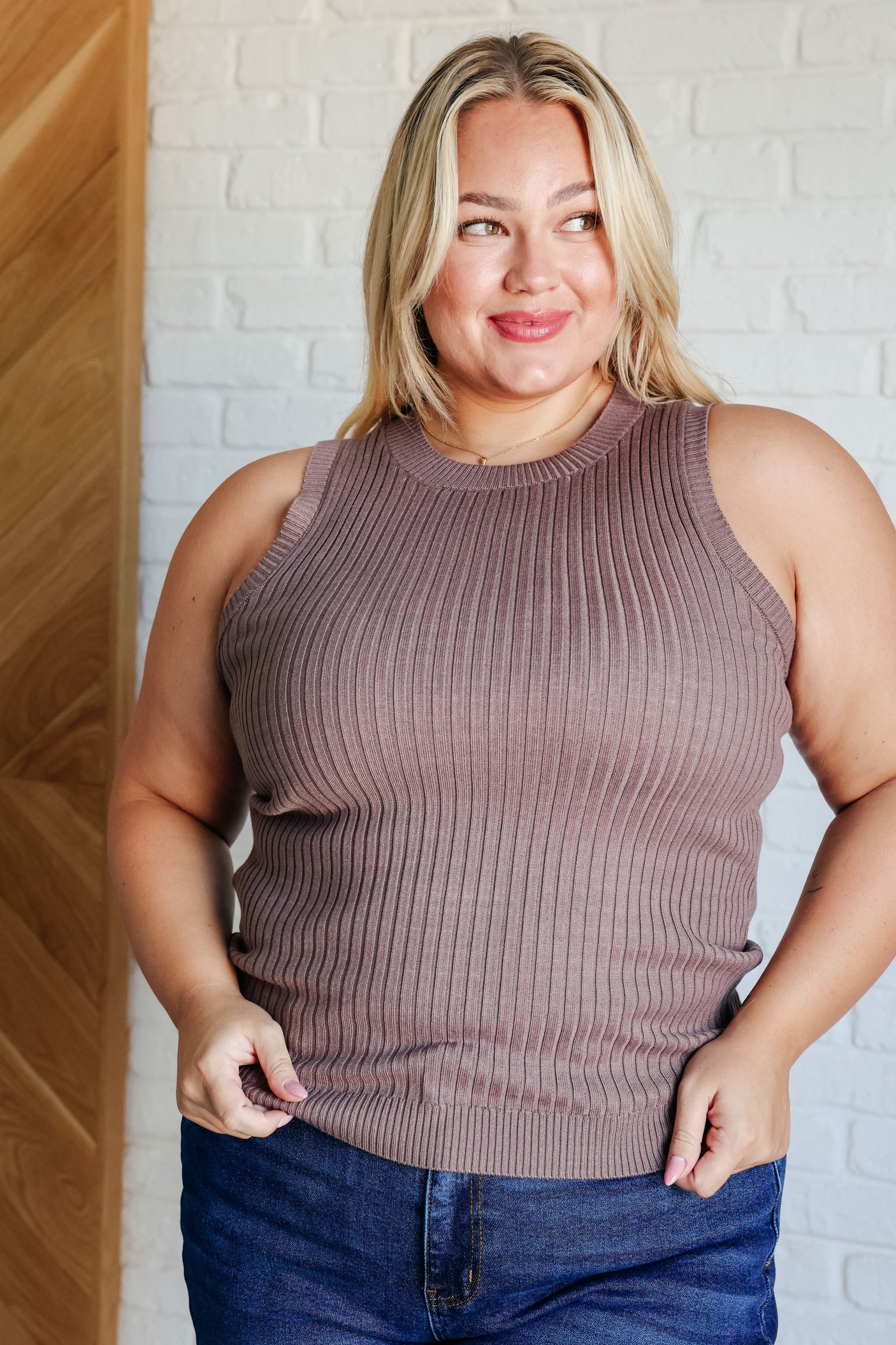 Let Me Listen It - Camiseta sin mangas de canalé