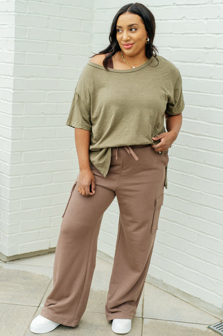 Let Me Live Relaxed Tee in Army - Liarian Unlimited Boutique