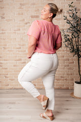 Blusa con escote chal "Déjame verte hacerlo" - 25/06/2024