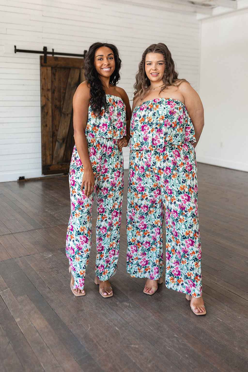 Life of the Party Floral Jumpsuit in Green - Liarian Unlimited Boutique