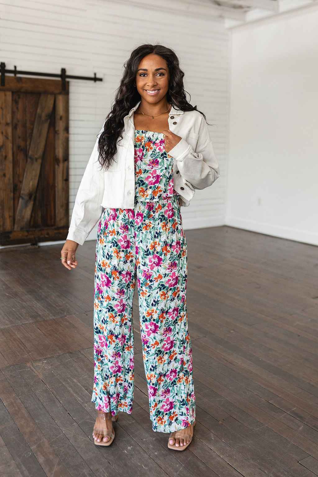 Life of the Party Floral Jumpsuit in Green - Liarian Unlimited Boutique